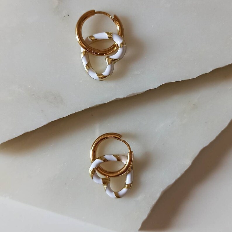 Heart Drop Hoops
