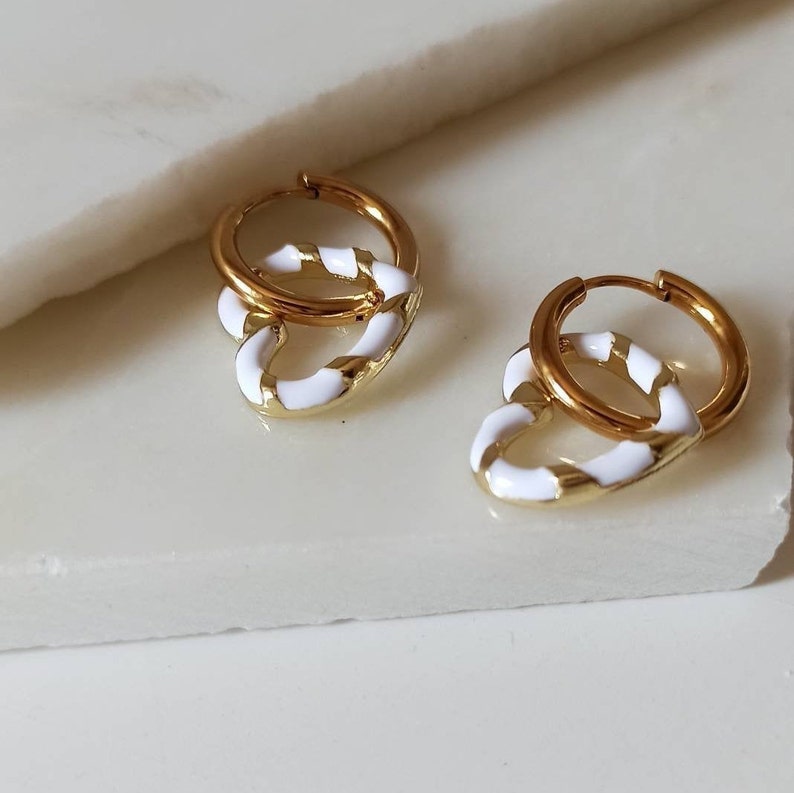 Heart Drop Hoops