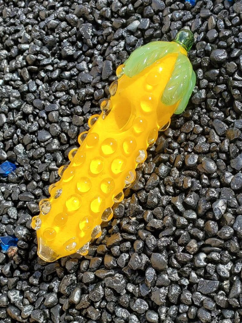 Glass Corn On The Cob Pipe Etsy