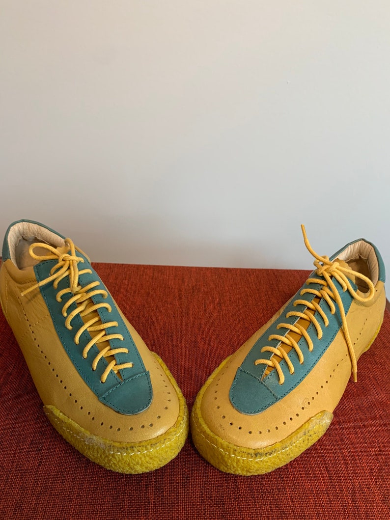 yellow designer shoes