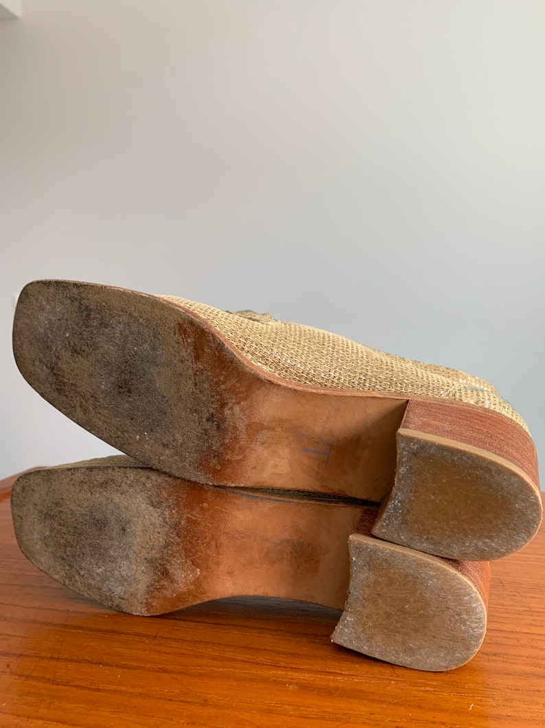 Stuart weitzman dress shoes vintage leather shoes size 7 loafers Italian leather shoes retro designer shoes vintage leather flats footwear