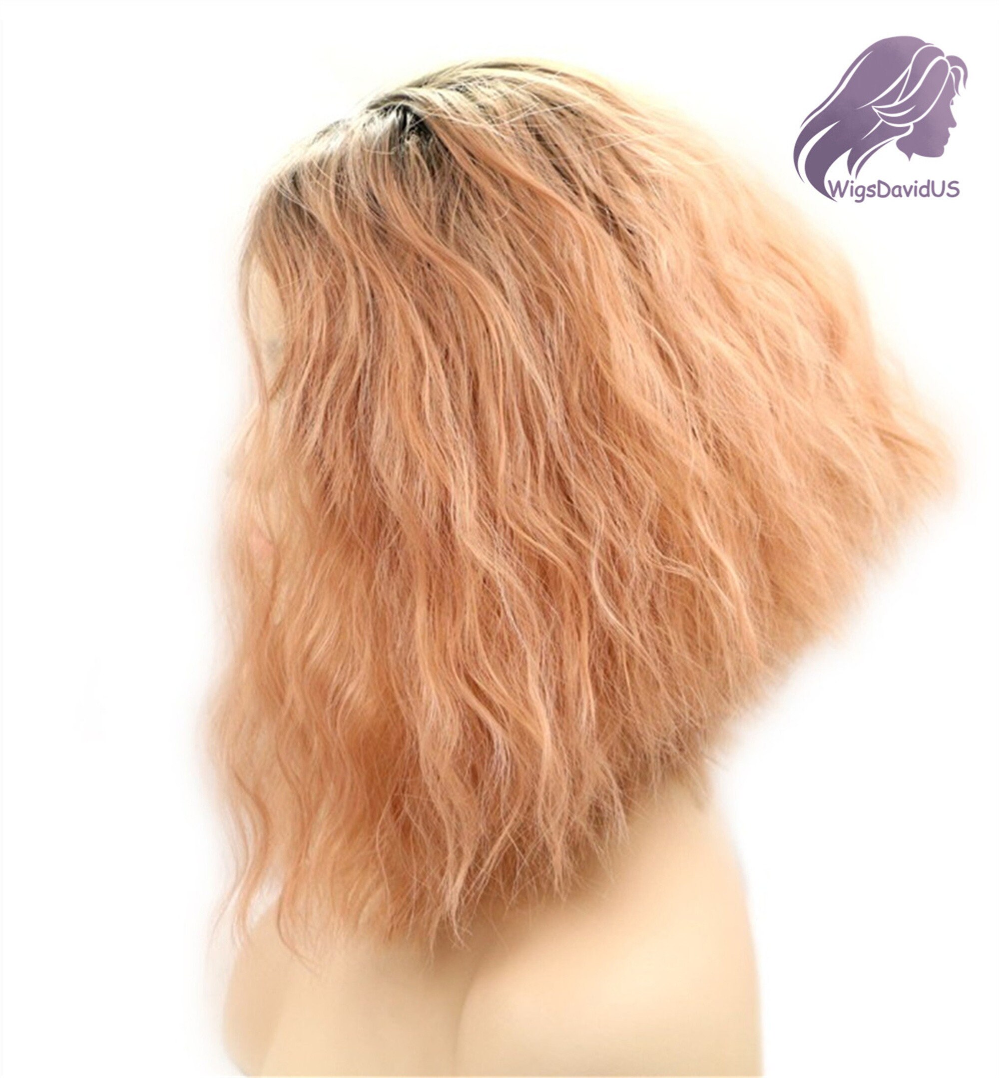 Gradient rose gold wigs for womenrose gold lace front Etsy
