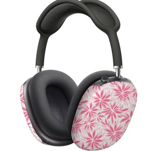 Springtime Soft Pink Floral Pattern AirPod Max Case Protective Covers