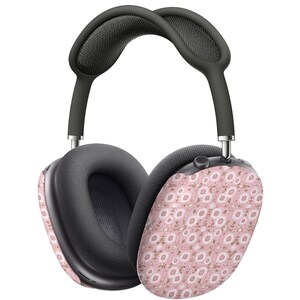 Cute Daisy Pink and White Floral Tile Pattern AirPod Max Case Protective Covers