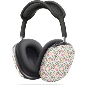 Tiny Spring Flowers Pink Watercolor AirPod Max Case Protective Covers