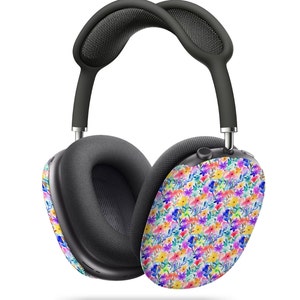 Watercolor Springtime Flowers Bright and Vivid Floral Design AirPod Max Case Protective Covers