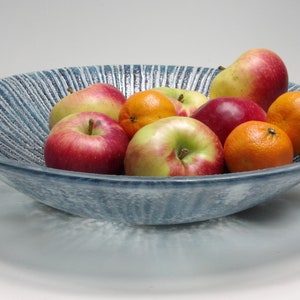 Unique, glass bowl, glass relief, colored glass relief, handmade, colored fusing transparent, melted glass