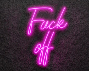 Neon Sign Fuck Etsy