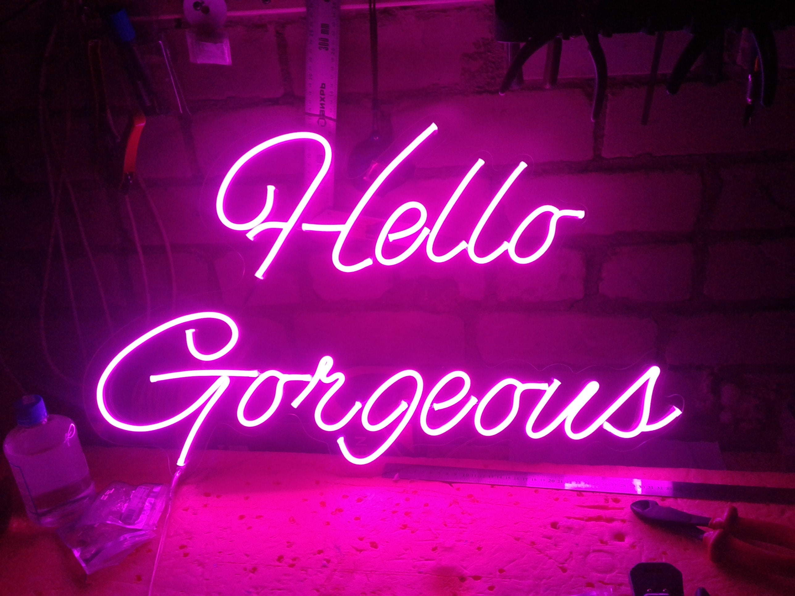 Hello Neon Light Sign for Wall Neon light sign for Etsy