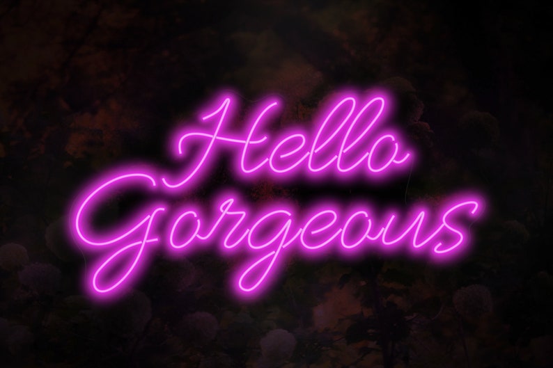 Hello Neon Light Sign for Wall Neon light sign for Etsy