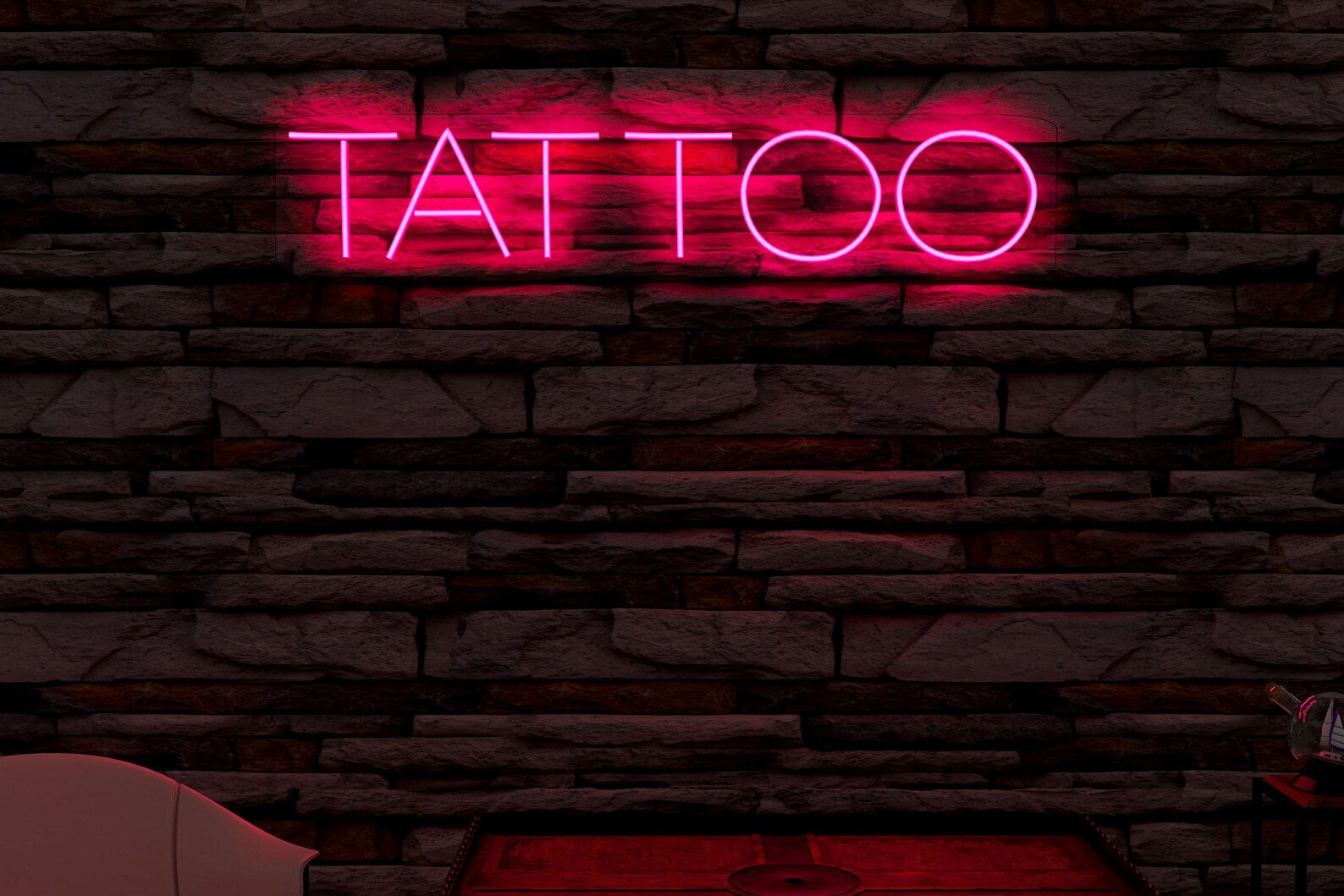 Tattoo Neon Sign Tattoo Neon Light Tattoo Neon Custom | Etsy