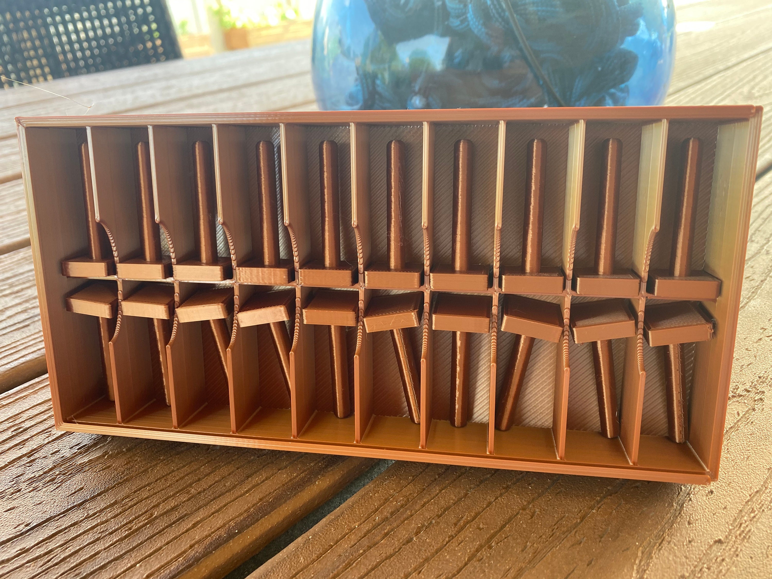 Compartment Slide Box Large pen Bushing Holder Etsy UK