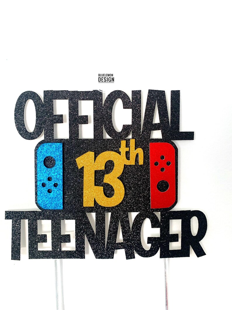 Game Controller Cake Topper| Personalized Birthday Cake Topper ...