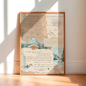 Feyre and Rhysand Messages Digital Art - ACOTAR Fan Art - Instant Download- DIGITAL DOWNLOAD