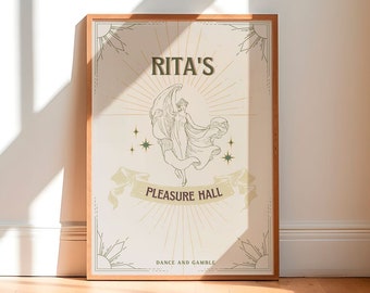 rita's velaris night court acotar digital download sarah j maas inspired art print bookish quote boho booktok acotar