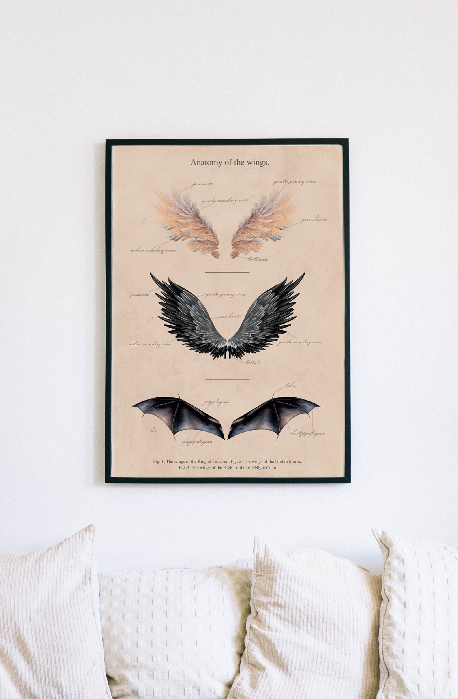 The Wings Acotar Throne of Glass Crescent City Sarah J Etsy Australia