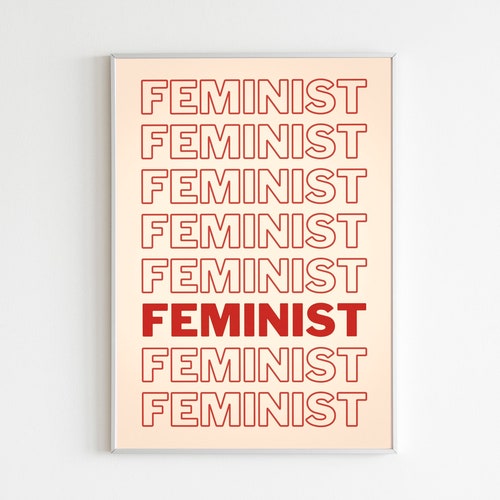 Feminist Poster Digital Download Power Print Feminist - Etsy