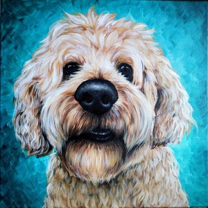 Custom pet portrait painting Pet painting Hand painted from your own photo Custom Dog Portrait Custom Dog Painting from photo Pet paintings