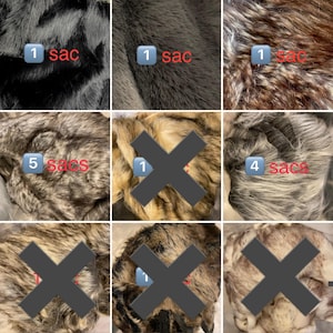 Fetzen Stücke synthetische Pelze Cosplay Wikinger heidnischer Wolf
