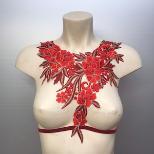 Body jewelry harness necklace lingerie sexy lace