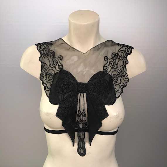 sexy lingerie collar Women's Sexy Collar Lingerie Mesh Underwear Set Sleepwear Nightwear  G-string US main image 1