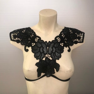 Body jewelry harness necklace lingerie sexy lace