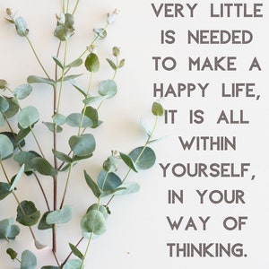 Inspirational Quote wall art Instant Digital Download happy life