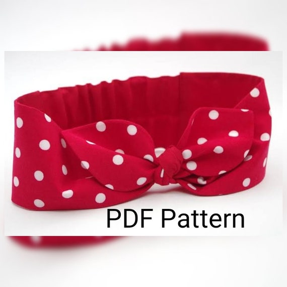 Baby Headband Sewing Pattern with foto instructions Pattern Etsy