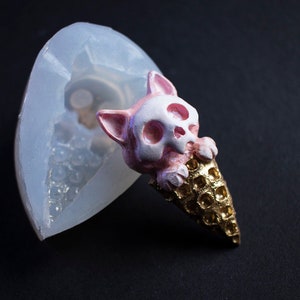 Ice Cat Sillikone Mold