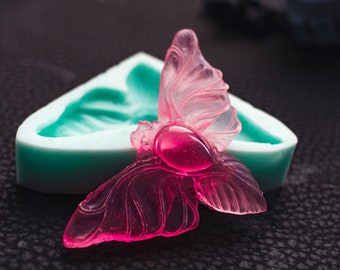 Molde de silicona Polilla con piedra
