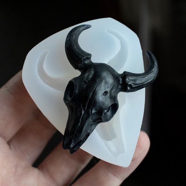 Bull Skull Mold -Food grade silicone mold