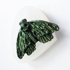 Silicone Mold Moth - Epoxy molds - Goth moth mold