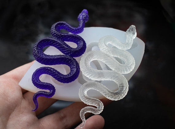 Snake Silicone Mold: UV Resin Jewelry Molds