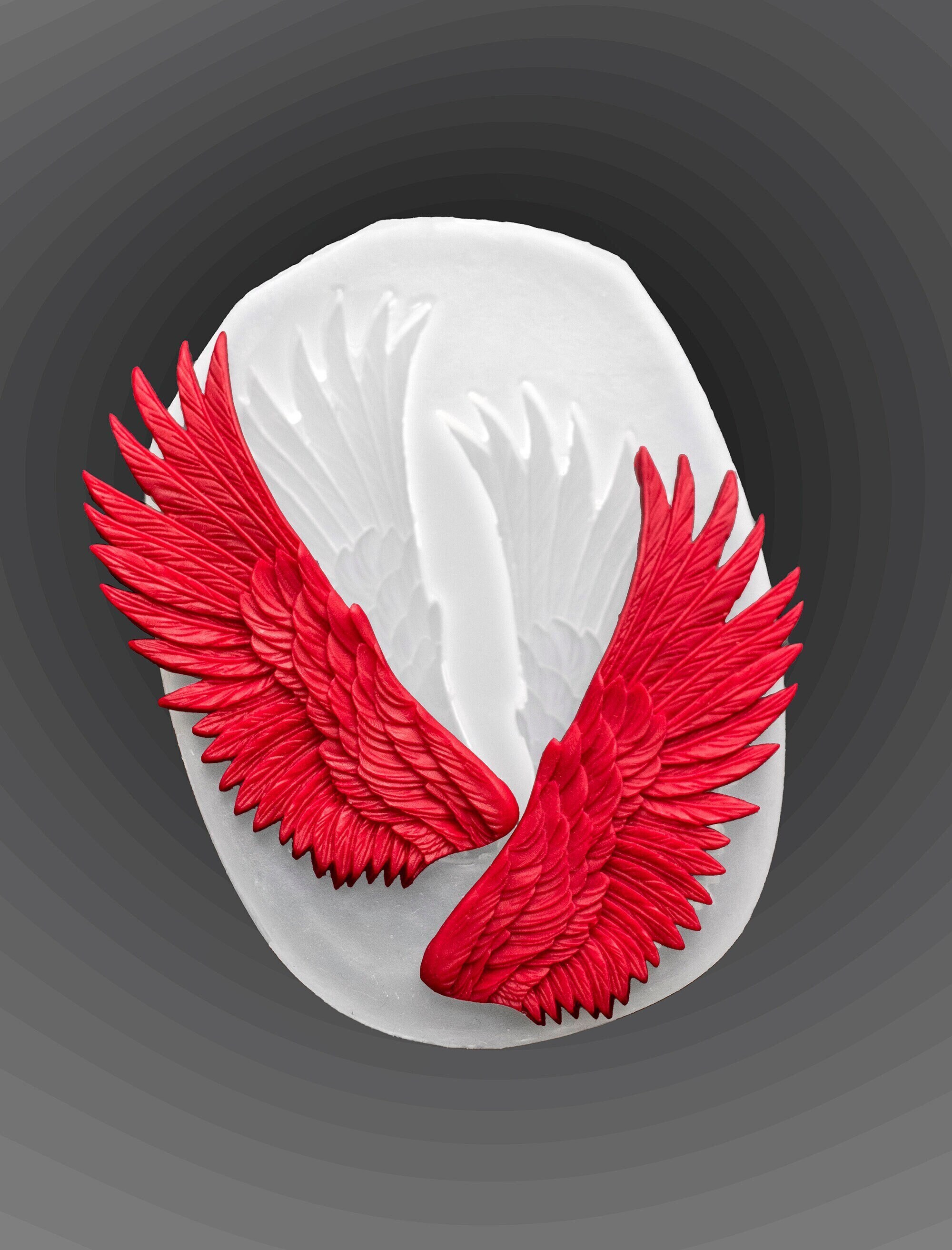 Mold Wings- Mold resin -Mold Made Of No Toxic Silicone