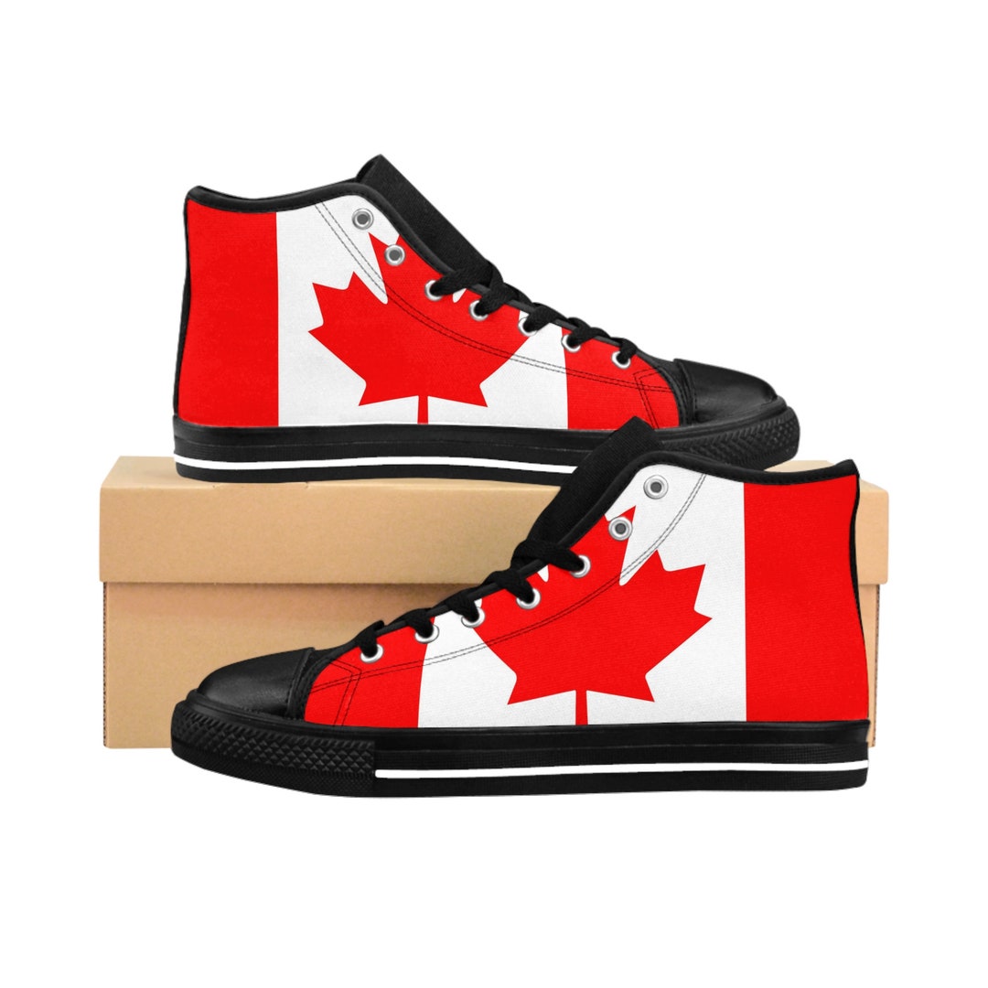 Canada Shoes, Canadian Shoes, Maple Leaf Shoes, Canada Gift, Canada