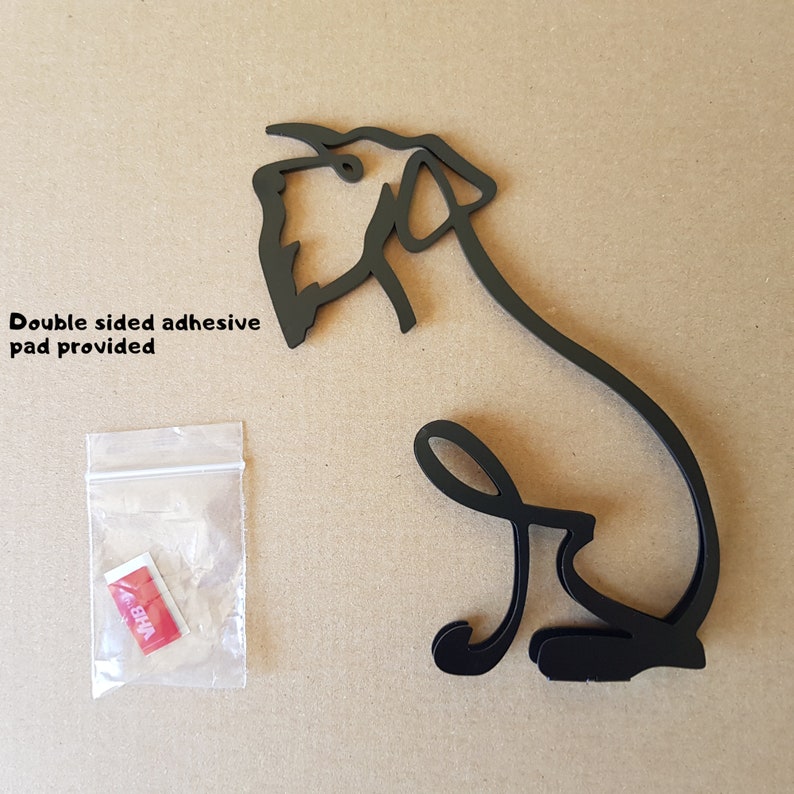 Metal Wire Framed Schnauzer Dog Minimalistic Sculpture Statue Etsy UK