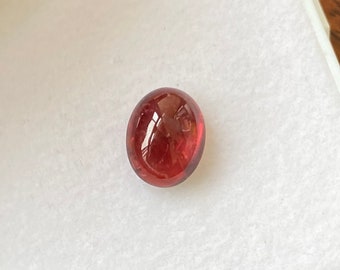 Natural Pink Tourmaline Cabochon 2.61 Carat 9.5x7.5 MM Oval Shape Nice Quality Gemstone