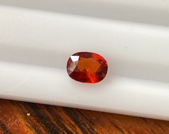Natural Spessartite Faceted 1.40 Carat 7x5.7 MM Oval Shape Gemstone Wholesale