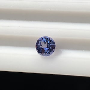 Natural AA+ Tanzanite Faceted 0.97 Carat 6.3x6.3 MM Round Shape Gemstone Wholesale