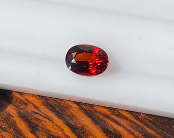 Natural Spessartite Faceted 1.64 Carat 7.7x5.8 MM Oval Shape Gemstone Wholesale