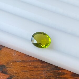 Natural Green Tourmaline  Faceted 1.89 Carat 9x8 MM Oval Shape Gemstone