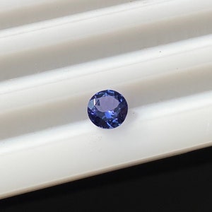 Natural AA+ Tanzanite Faceted 0.71 Carat 6x6 MM Round Shape Gemstone Wholesale