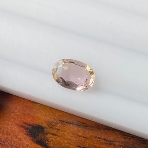 Natural Light Pink Tourmaline  Faceted 1.28 Carat 9x6 MM Oval Shape Gemstone