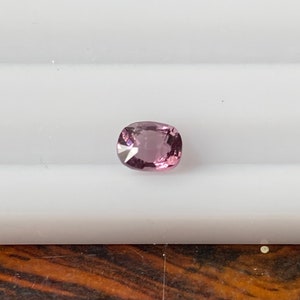 Natural Burmese Spinel Faceted Purple Color 0.79 Carat 5.5x5 MM Cushion Shape Gemstone Wholesale