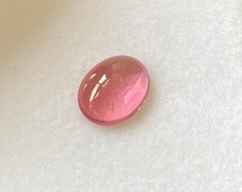 Natural Pink Tourmaline Cabochon 2.25 Carat 10x8 MM Oval Shape Nice Quality Gemstone