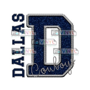 COWBOYS NAVY DTF (direct to film)