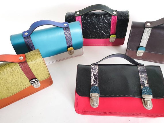 Sac a main, mini besace, sac suedine, sac cartable, pochette