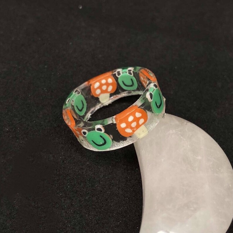 Froggy and Mushroom Ring