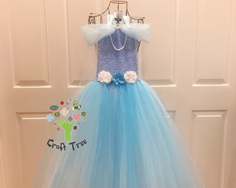 Princess Tutu Dress-Turquoise Tutu-Flower Girl Tutu Dress-Cake Smash Tutu Dress-Birthday Tutu Dress-Party Tutu Dress-Baby Girl Tutu Dress