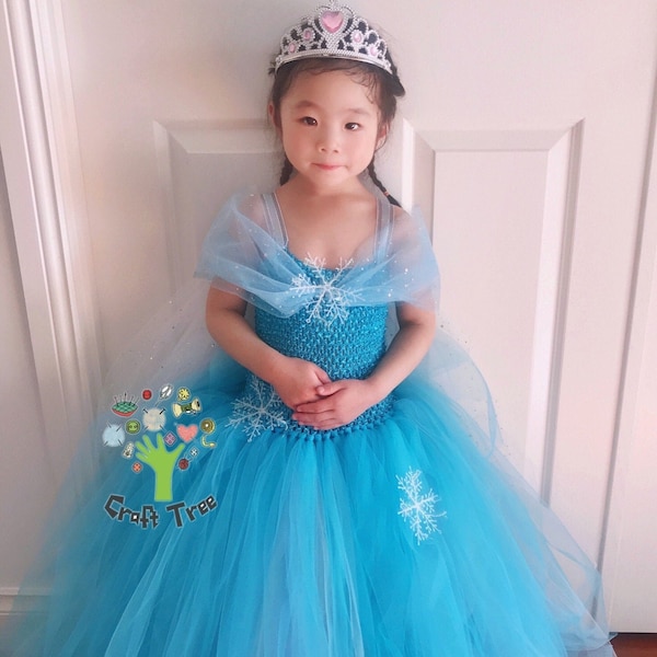 Disney Frozen Elsa Tutu Dress-Frozen Tutu Dress-Princess Tutu Dress-Cake Smash Tutu Dress-Frozen Birthday Tutu Dress-Baby Girl Tutu Dress